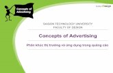 Concepts of Advertisingdongnaiart.edu.vn/Editor/Doc/Pdf/08081022131237_3.pdf · – Vdxemáy t: ốc độ, giá rẻ, mẫumãngầu… •Sởthích – Vd: nhạcnhẹ, thính