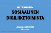 TULOKSELLINEN SOSIAALINEN DIGILIIKETOIMINTAprocom.fi/wp-content/uploads/2016/11/Sosiaalinen... · 2017-11-02 · Asiantuntija ja valmentaja: Sosiaalinen digiliiketoiminta, ... kohdata