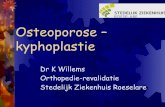 Osteoporose – kyphoplastie...Balloon Kyphoplasty is minimale invasieve behandeling van wervellichaam indeukingskfracturen Reeds 95.000 fracturen bij meer dan 75.000 patienten behandeld