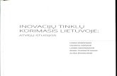NOVACIjgTINKLg KGRIMASIS LIETUVO - LSTC · 2019-05-16 · ir inovaciniai gebejimai jmonese, privataus ir viesojo sektoriaus bendradarbiavimo tradicijn trukumas (Liemvos inovacijii