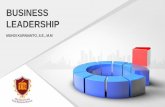 BUSINESS LEADERSHIP · • Skor tertinggi Anda 8,5. Efektivitas usaha terbatas!! Sukses Tanpa Kepemimpnan Source: Maxwell (1993) • Bekerja dengan leadershi, diawali de ngan melakukan