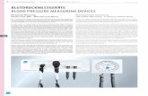 BLUTDRUCKMESSGERÄTE BLOOD PRESSURE MEASURING DEVICES · 2015-12-10 · Today, blood pressure measuring . devices are convenient and easy-to-use – a must for doctors and assistants