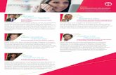 BIOGRAFÍAS · BIOGRAFÍAS Ponentes Mujer actual y anticoncepción revelando nuevos caminos Taller latinoamericano para periodistas Coordinador de Salud Reproductiva de la Secretaría