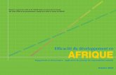 Efficacité du développement en AFRIQUE - OECD.org · pour la première fois dans le Consensus de Monterrey et trouve dans les examens mutuels de l’efficacité au regard du développement