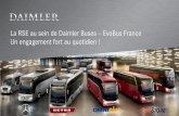 La RSE au sein de Daimler Buses EvoBus France Un ......Mercedes-Benz Cars Mercedes-Benz Vans Daimler Buses Daimler Financial Services CA 2018 Employés 2018 26,3 milliards € 145