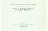 Journal of the Faculty of Fisheries and Animal …...and Animal Husbandry Hiroshima University Vol. 11 No. 1 Published by The Faculty of Fisheries and Animal Husbandry Hiroshima University