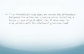 This PowerPoint was used to review the difference between ... · This PowerPoint was used to review the difference between the active and passive voice, including a focus on participial