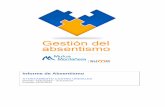 Informe de Absentismo - Castro Urdiales · Diciembre 1,14 1,16 8,5 8,29 39 38,5 0 18,73 Informe de Absentismo. Informe de Absentismo ...