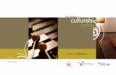 Les enjeux culturels - Ministère de la Culture et des ... · Contribuer, par la voie d'un engagement profond, volontaire et soutenu, à l'essor du milieu artistique et culturel.