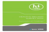 HEALTHY IRELAND SURVEY 2016 - Ireland's Health Services · Mental health Where appropriate, survey results are compared to results of the first survey wave conducted between November