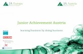 Junior Achievement Austria - WKO.at · 2018-10-18 · Junior Programme und Angebote Junior Company Programm: das Kernprogramm der realen unternehmerischen Gründungserfahrung für