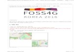 FOSS4G Korea 2016 전체 프로그램 안내(8월 31일 ~ …hjiklee.sangji.ac.kr/연구관련/학술대회/오픈...8. OpenStreetMap 기반의 Mapbox 오픈소스 매핑 서비스: