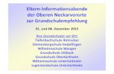Eltern-Informationsabende der Oberen Neckarvororte zur ... · Basiskurs Medienbildung (35 Stunden) Erwerb fachlich gesicherter PC-Kenntnisse (Textverarbeitung, ... Für die Grundschulen