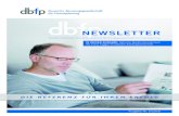 NEWSLETTER - DBFP · dbfp Newsletter • Kundeninformation der dbfp Deutsche Beratungsgesellschaft für Finanzplanung Beratungs- und Produktfelder *Die Anlageberatung und die Anlagevermittlung