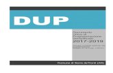 DUP - Serra de' Conti … · DUP Documento Unico di Programmazione Semplificato 2017-2019 Principio contabile applicato alla programmazione Allegato 4/1 al D.Lgs. 118/2011 Comune