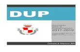 DUP - Altamura · 2018-12-17 · 2017-2019 Principio contabile applicato alla programmazione Allegato 4/1 al D.Lgs. 118/2011 Comune di Altamura (BA) Comune di Altamura (BA) DUP -
