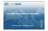 Les idées de projets de OpenMed PROGETTI.pdf · Tunisie Sidi bou Said, Bizerte, Montaza Tabarka Autres États MED Autres Ports - Municipalités. 10. RES HabiMed Nouvelles politiques