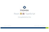 React mit TypeScript - inovex...2018/06/25  · › react-transition-group › Firebase › Jest, Mocha, Chai, Sinon › Moment.js › Fetch & Axios › Styleguidist & Storybook ›