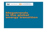 Megatrends in the global energy transition · 2015-12-07 · Summary Beginning with the German energy transition, the following report takes a close look at current developments in