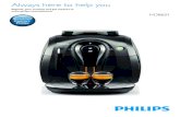 HD8651€¦ · Congratulations on buying this fully automatic Philips Xsmall espresso machine! To fully benefit from the support ... /welcome. This user manual applies to HD8651.