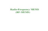 Radio-Frequency MEMS (RF-MEMS)maecourses.ucsd.edu/~pbandaru/mae268-sp09/Class... · Si cantilever MEMS (100 X 3 X 0.1 m): 19 KHz NEMS (0.1 X 0.01 X 0.01 m): 1.9 GHz Promise true Nano-technology