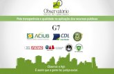 Observatório Social do Brasil - Pela transparência e qualidade na …uberlandia.osbrasil.org.br/wp-content/uploads/sites/50/... · 2017-03-07 · “Pela transparência e qualidade