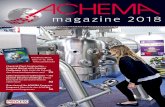ACHEMA magazine 2018 · 2018-04-11 · 8 AspecialeditionfromPROCESS magazine2018 Bi ld:D EC HEMA In2018,theorganizersexpectmorethan3,800exhibi-torsand170,000participantsfrom100countries,withan