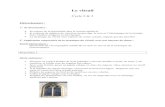 vitrail · 2018-06-25 · Le vitrail Cycle 2 & 3 Déroulement : 1° Se documenter : • les enjeux de la spiritualité dans le monde médiéval • le contexte de création du vitrail