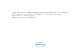 Dell Server PRO Management Pack in Version 4.0 für ... · Resource Optimization Pack In diesem Kapitel finden Sie Vorschläge zur Nutzung von PRO Pack. Planen der Umgebung für PRO