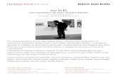 sur le fil - Artbutler · 2018-06-25 · sur le fil une exposition de Jean-Hubert Martin 9 avril au 22 mai 2016 vernissage : samedi 9 avril de 14 h à 21 h Pour la première fois