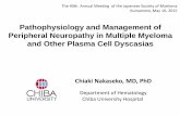 Pathophysiology and Management of Peripheral …Peripheral neuropathy (PN) is one of the most important complications of multiple myeloma and other plasma cell dyscrasias. PN can be
