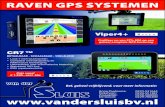 RAVEN GPS SYSTEMEN · • Compleet met bekabeling en RAM mount bevestiging • Uitbreidbaar naar automatische besturing • Standaard ISO-bus • IP65 (spatwaterdicht) RAVEN GPS SYSTEMEN