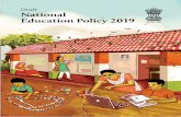Draft National Education Policy 2019 - Microsoft · 2019-09-13 · We are submitting the Draft National Education Policy, 2019. We have tried to prepare a Policy, which to the best