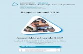 Rapport annuel 2016 - Armoup€¦ · Assemblée générale 2017 Association romande des maîtres d'ouvrage d'utilité publique 4 4 4 4 4 4 4 4 4 4 4 4 4 4 4 4 4 4 4 4 4 4 4 4 4 4