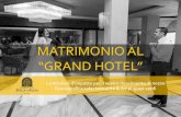 MATRIMONIO AL “A€¦ · MATRIMONIO AL “A ” La location d’impatto per il vostro ricevimento di nozze Scenografica sala ristorante & Ampi spazi verdi