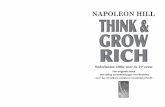 Think & Grow Rich NAPOLEON HILL - Succesboeken.nl · Think & Grow Rich 3 van de Napoleon Hill Foundation, waar hij werkte als algemeen directeur, secretaris en penningmeester. Het