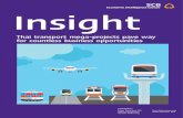 Insight - SCBEIC · Insight Thai transport mega-projects pave way for countless business opportunities Contributors: Sutapa Amornvivat, Ph.D. Tubkwan Homchampa Teerin Ratanapinyowong