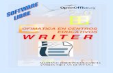 OOFFIIMMAATTIICCAA EENN CCEENNTTRROOSS ... · OpenOffice Writer 3 Writer 1 Entorno de trabajo Writer es el procesador de texto que forma parte del paquete OpenOffice. Vamos a empezar