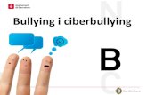 Bullying i ciberbullying - WordPress.com · En el ciberbullying: No hi ha contacte directe cara a cara. La conducta d’assetjament té una major presència i es produeix durant més