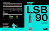 LSB 90 Datos técnicos © SUHNER · LSB 90 · Reservado el ... · LSB 90 La potencia es la clave. LSB 90 Esmeriladora recta de turbina Datos técnicos Tipo No. parte Vel. en vacío