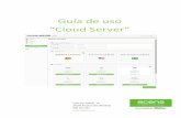Guía de uso ^Cloud Server Guía de uso ^Cloud Server · Madrid, creará un servidor virtual sobre sobre infraestructura alojada en cualquiera de los centro de datos de acens en Madrid