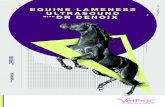 EQUINE LAMENESS ULTRASOUND WITH DR DENOIX · LIVE HORSE PRACTICAL EQUINE LAMENESS ULTRASOUND WITH DR DENOIX. ... international meetings in more than 30 countries on topics related