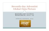 Seventh-day Adventist Global Data Picture · Seventh-day Adventist Global Data Picture . ... School the highest ranking of any of these: it helped ... creation week as described in