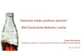SIA Coca-Cola Hellenic Latvia - osha.lvosha.lv/lv/good_practice/cocacola.pdf · Coca-Cola Hellenic Latvia 11/22/2012 Page 4 Coca–Cola Hellenic: lielākais Coca-Cola iepildīšanas
