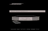 Wave Music System IV - Bose · Wave® Music System IV ... history, including but not limited to volume levels, on/off data, user settings, source inputs, power output, and setup data.