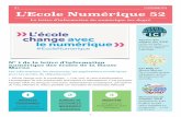 N°1 13 SEPTEMBRE 2016 L’Ecole Numérique 52web.ac-reims.fr/dsden52/ercom/documents/actualites/2016_2017/16… · La lettre d’information du numérique 1er degré N°1 13 SEPTEMBRE
