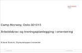 Camp Norway, Oslo 301015 Arbeidskrav og treningsplanlegging i …orientering.no/media/filer_public/f2/f7/f2f7eee6-36b3-41fe-9d84-e787… · - Tekniske arbeidskrav løping - Alt vedrørende