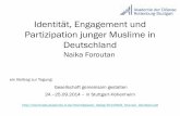 Identität, Engagement und Partizipation junger Muslime in ......Partizipation junger Muslime in Deutschland . Identität, Engagement und Partizipation junger Muslime in Deutschland