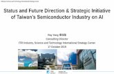 of Taiwan’s Semiconductor Industry on AI › ... › 2019 › 10 › 02_-AI_ITRI-Ray-Yang-CMCSemin… · Benefits to Semiconductor Industry by AI Deployment Source: Gartner •Integrated