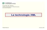 La technologie XML - Redcad Laboratory · Introduction à XSL XML est un langage de structuration des données, et non de représentation des données. Ainsi XSL (eXtensible StyleSheet